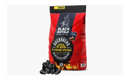 Натуральный древесный уголь премиум-класса QUEBRACHO Black Buffalo в наличии