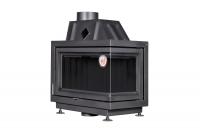 Каминная топка Экокамин Альфа 700 два стекла правая черный шамот — заказать онлайн