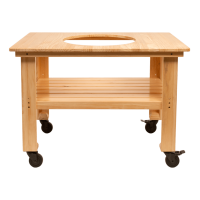 Стол деревянный для гриля kamado M