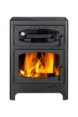 Печь Экокамин БАВАРИЯ ЭКО с духовкой и плитой