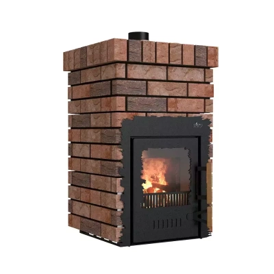 Печь дровяная для бани и сауны GRILL'D Violet Retro Short дровяная