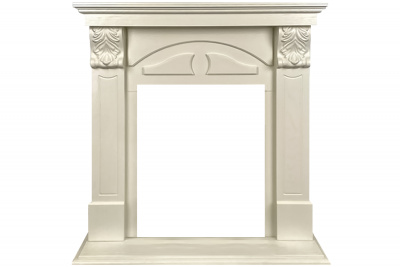 Портал для электрокамина ROYAL-FLAME Dublin Rustic под классический очаг, слоновая кость — модель для выбора и покупки