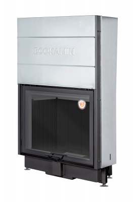 Каминная топка Экокамин Вега 1000 МВ принтинг черный шамот — купить с доставкой