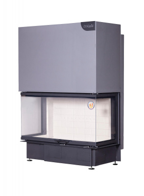 Дельта 1200B три стекла принтинг черный шамот