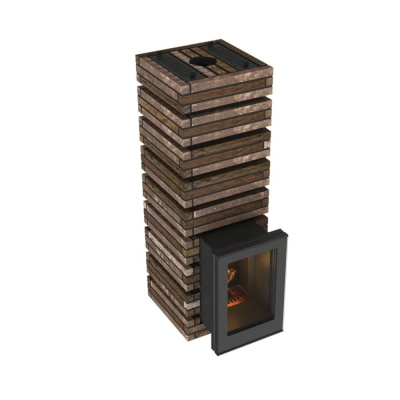 Печь дровяная для бани и сауны GRILL'D Shaman Long (2 каменки) дровяная