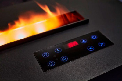  REAL-FLAME 3D Cassette 800/КАССЕТА Black Panel (автоматическая подача воды с голосовым помощником) — модель для выбора и покупки