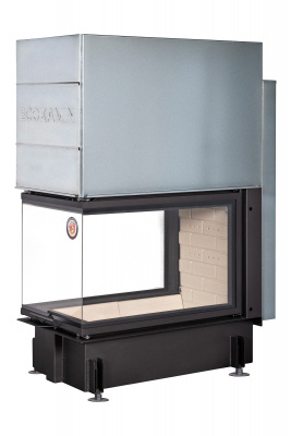 Каминная топка Экокамин Дельта 900 три стекла принтинг — купить с доставкой