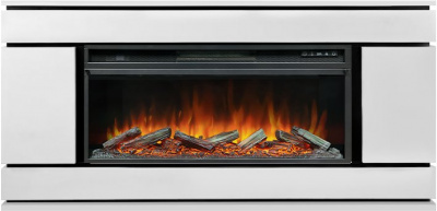 Портал для электрокамина ROYAL-FLAME Stockholm 42 под Vision 42, белый/черный — модель для выбора и покупки