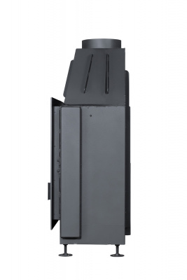 Каминная топка Экокамин АЛЬФА 1000B черный шамот — купить с доставкой