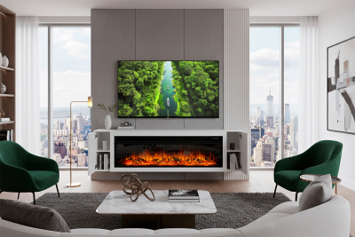 ROYAL-FLAME MADISON 60 под очаг Vision 60, белый, разборный  ROYAL-FLAME MADISON 60 под очаг Vision 60, белый, разборный