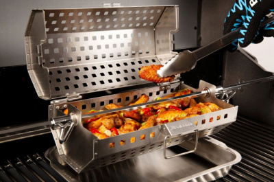  Broil King Корзина для вертела из нержавеющей стали — аксессуар для удобного приготовления на гриле