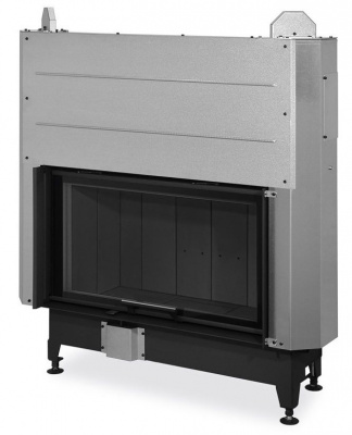 Каминная топка ROMOTOP HEAT 3G L 88.50.05 (H3LF 01) Черный комплект шамота — купить с доставкой