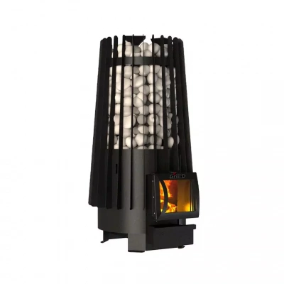 Печь дровяная для бани и сауны GRILL'D Cometa Vega 180 Short Pro дровяная