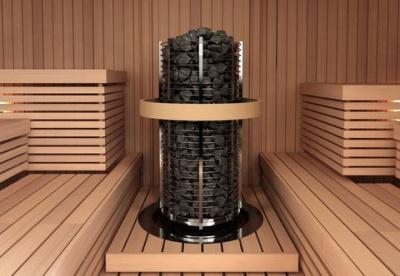 Печь электрическая SAWO Tower круглая  (встроенный пульт с таймером и термостатом)