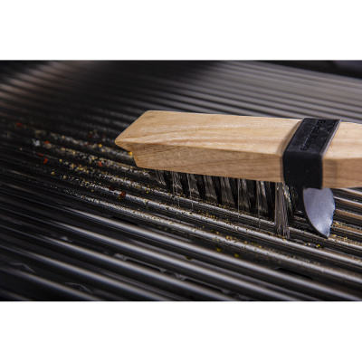  Broil King Щетка деревянная с брызговиком стальная — заказать с доставкой